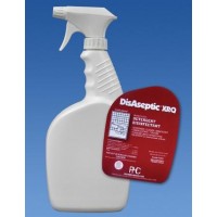 Palmero Empty quart bottle and sprayer with DisAseptic XRQ label